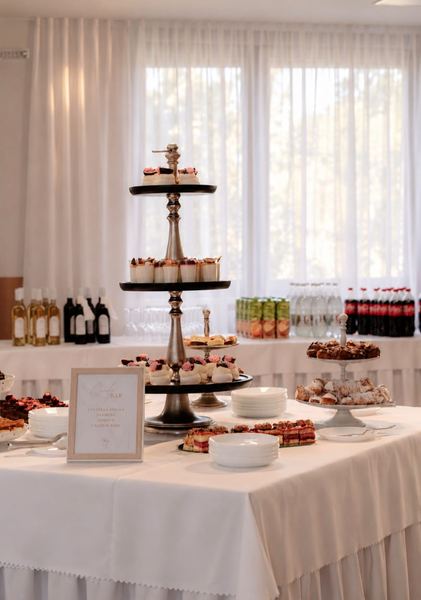 Dessert and drinks table